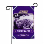 James Madison Dukes Garden Flag Personalized Photo Frame Purple Best Selling