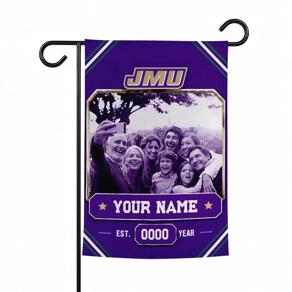 James Madison Dukes Garden Flag Personalized Photo Frame Purple Best Selling James Madison Dukes Garden Flag Personalized Photo Frame Purple Best Selling
