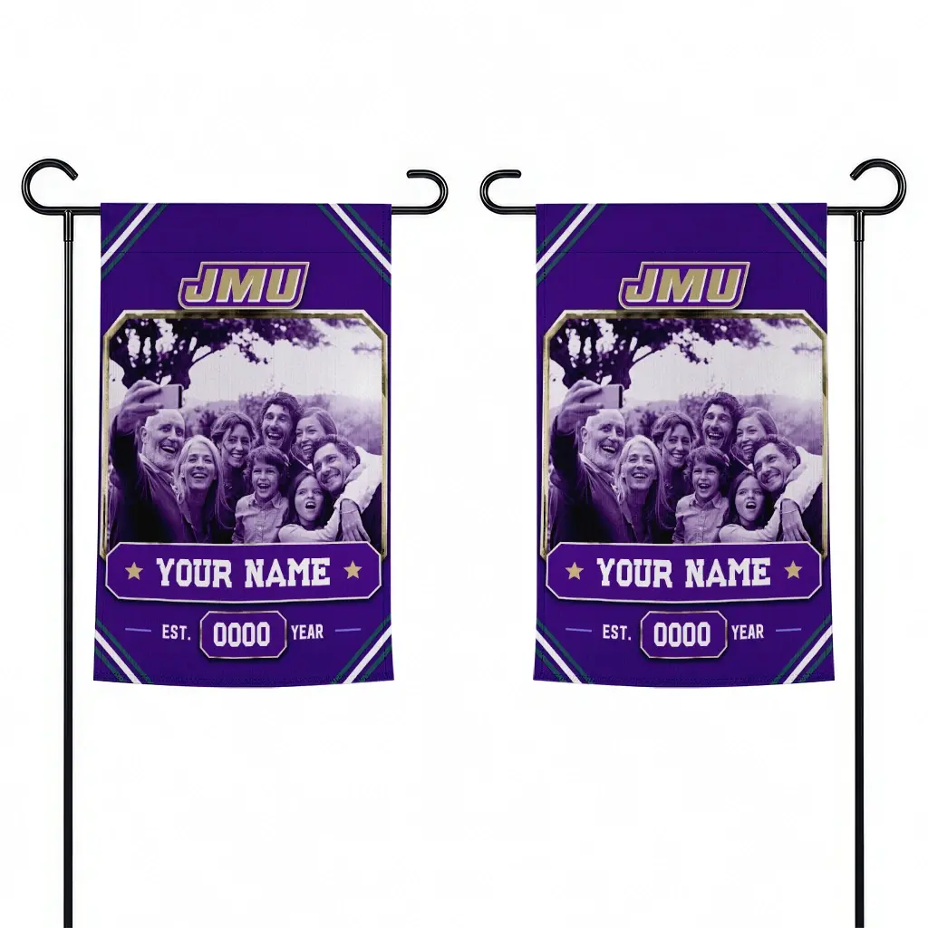 James Madison Dukes Garden Flag Personalized Photo Frame Purple Fashion Forward James Madison Dukes Garden Flag Personalized Photo Frame Purple Fashion Forward