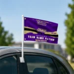 James Madison Dukes House Flag Custom Brushed Streaks Purple Best Selling