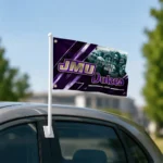 James Madison Dukes House Flag Customized Diagonal Stripes Purple Best Selling