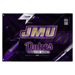 James Madison Dukes House Flag Personalized Speed Slashes Purple Best Selling