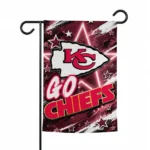 Kansas City Chiefs Garden Flag Custom Glowing Star Red Best Selling