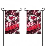 Kansas City Chiefs Garden Flag Custom Glowing Star Red Best Selling