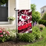 Kansas City Chiefs Garden Flag Custom Glowing Star Red Best Selling
