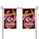 Kansas City Chiefs Garden Flag Custom Swirl Vortex Red Best Selling