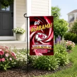 Kansas City Chiefs Garden Flag Custom Swirl Vortex Red Best Selling