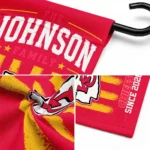 Kansas City Chiefs Garden Flag Customized Distressed Stripes Red Best Selling