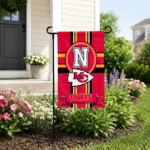 Kansas City Chiefs Garden Flag Personalized Circle Medallion Red Best Selling