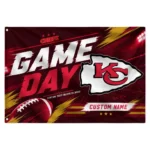 Kansas City Chiefs House Flag Custom Action Streaks Red Best Selling