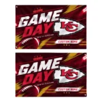 Kansas City Chiefs House Flag Custom Action Streaks Red Best Selling