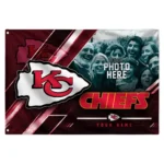 Kansas City Chiefs House Flag Custom Diagonal Stripes Red Best Selling