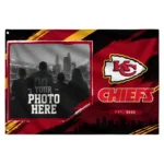Kansas City Chiefs House Flag Customized Framed Photo Red Black Best Selling