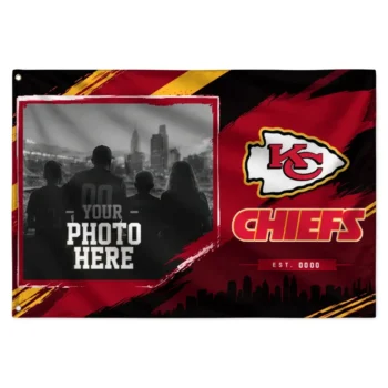 Kansas City Chiefs House Flag Customized Framed Photo Red Black Best Selling