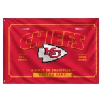 Kansas City Chiefs House Flag Personalized Ornate Border Red Best Selling