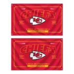Kansas City Chiefs House Flag Personalized Ornate Border Red Best Selling