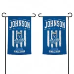 Kansas City Royals Garden Flag Custom Distressed Stripes Royal Blue Best Selling