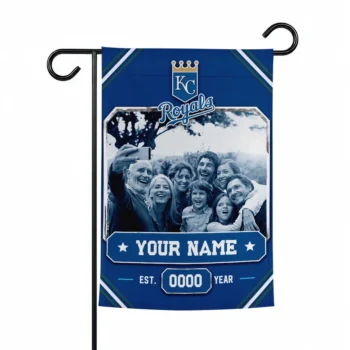 Kansas City Royals Garden Flag - Custom Photo Frame Royal Blue