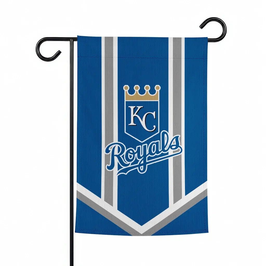 Kansas City Royals Garden Flag Customized Chevron Stripes Royal Blue Best Selling Kansas City Royals Garden Flag Customized Chevron Stripes Royal Blue Best Selling
