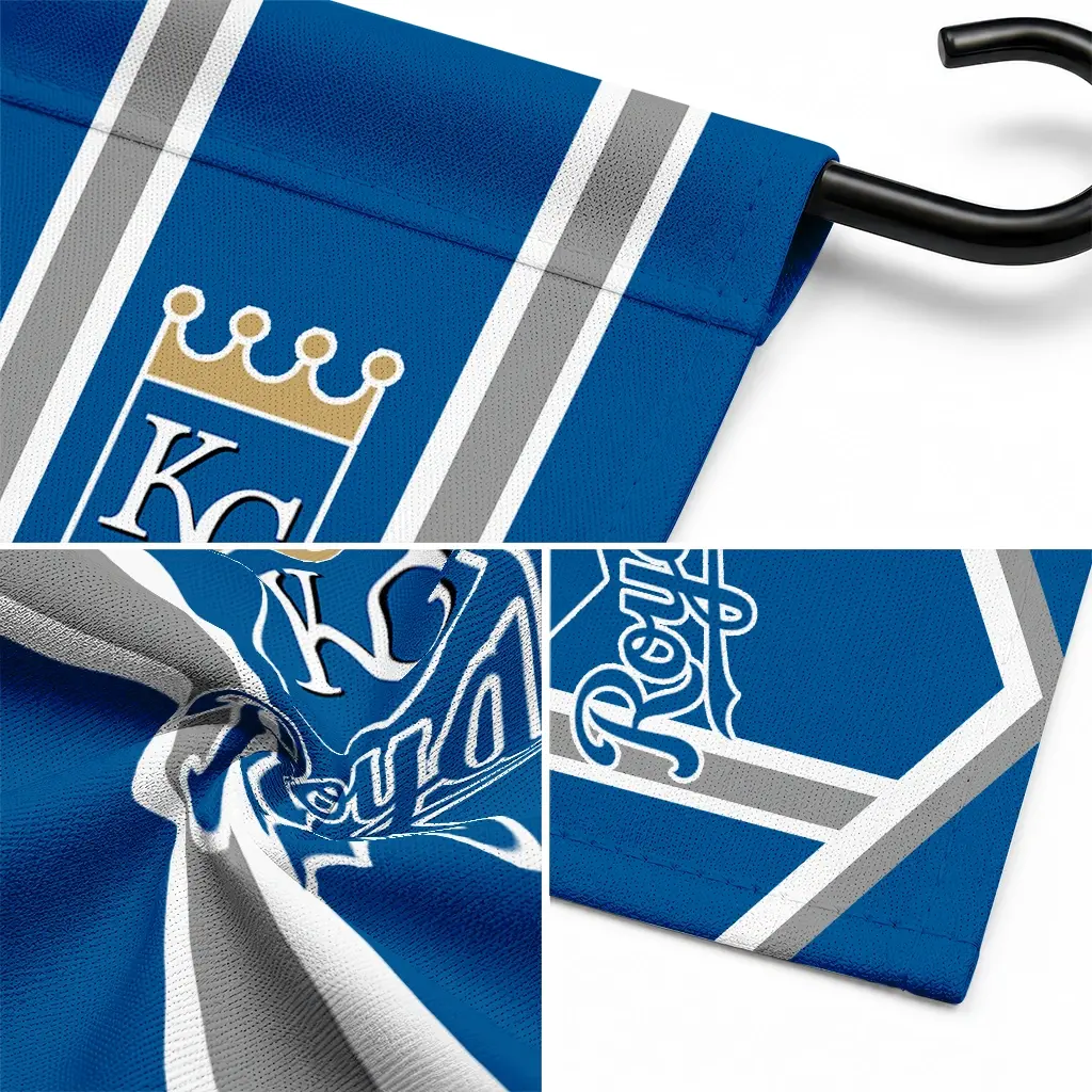 Kansas City Royals Garden Flag Customized Chevron Stripes Royal Blue Latest Model Kansas City Royals Garden Flag Customized Chevron Stripes Royal Blue Latest Model