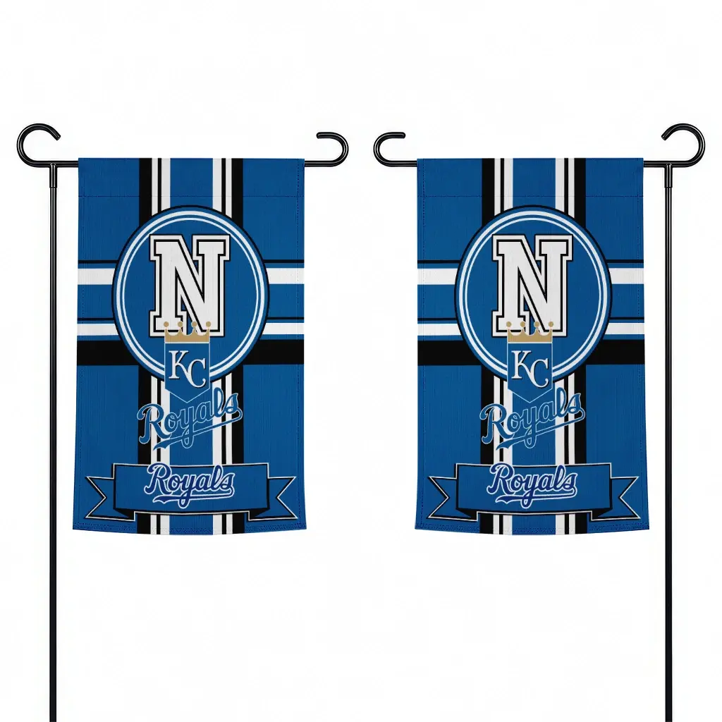 Kansas City Royals Garden Flag Customized Circle Medallion Royal Blue Fashion Forward Kansas City Royals Garden Flag Customized Circle Medallion Royal Blue Fashion Forward