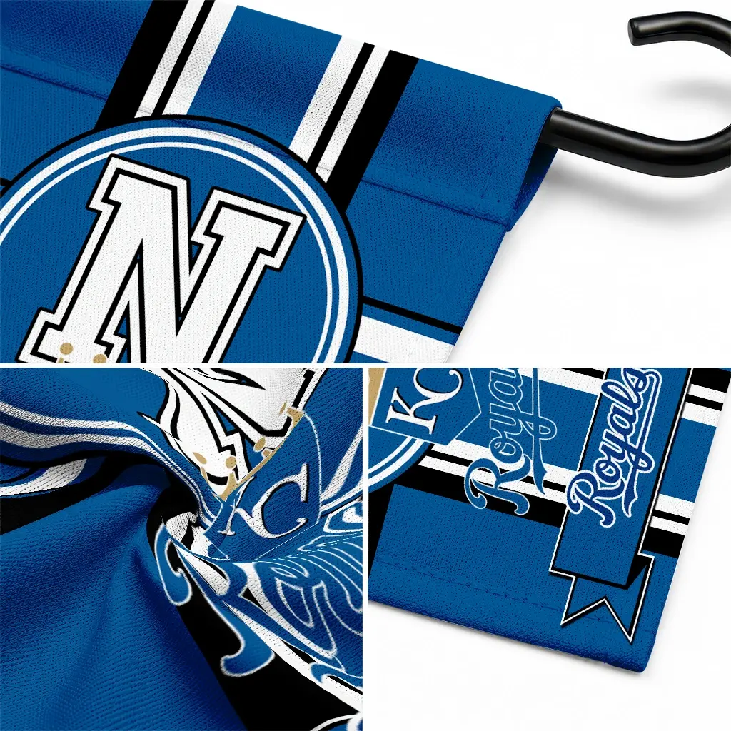 Kansas City Royals Garden Flag Customized Circle Medallion Royal Blue Latest Model Kansas City Royals Garden Flag Customized Circle Medallion Royal Blue Latest Model