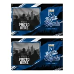 Kansas City Royals House Flag Custom Framed Photo Royal Blue Black Best Selling