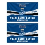 Kansas City Royals House Flag Customized Brushed Streaks Royal Blue Best Selling