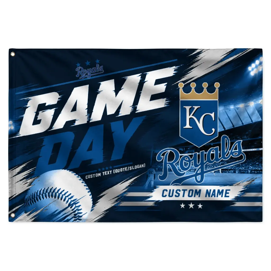 Kansas City Royals House Flag Customized Tech Panels Royal Blue Best Selling Kansas City Royals House Flag Customized Tech Panels Royal Blue Best Selling
