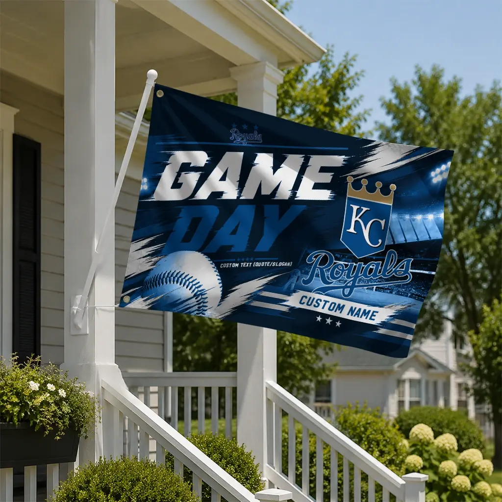 Kansas City Royals House Flag Customized Tech Panels Royal Blue New Arrival Kansas City Royals House Flag Customized Tech Panels Royal Blue New Arrival
