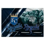Kansas City Royals House Flag Personalized Diagonal Stripes Royal Blue Best Selling