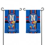 Kansas Jayhawks Garden Flag Customized Circle Medallion Blue Best Selling