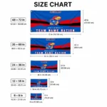Kansas Jayhawks House Flag Customized Brushed Streaks Blue Best Selling