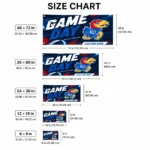 Kansas Jayhawks House Flag Personalized Action Streaks Blue Best Selling