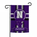 Kansas State Wildcats Garden Flag Custom Circle Medallion Purple Best Selling
