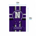 Kansas State Wildcats Garden Flag Custom Circle Medallion Purple Best Selling