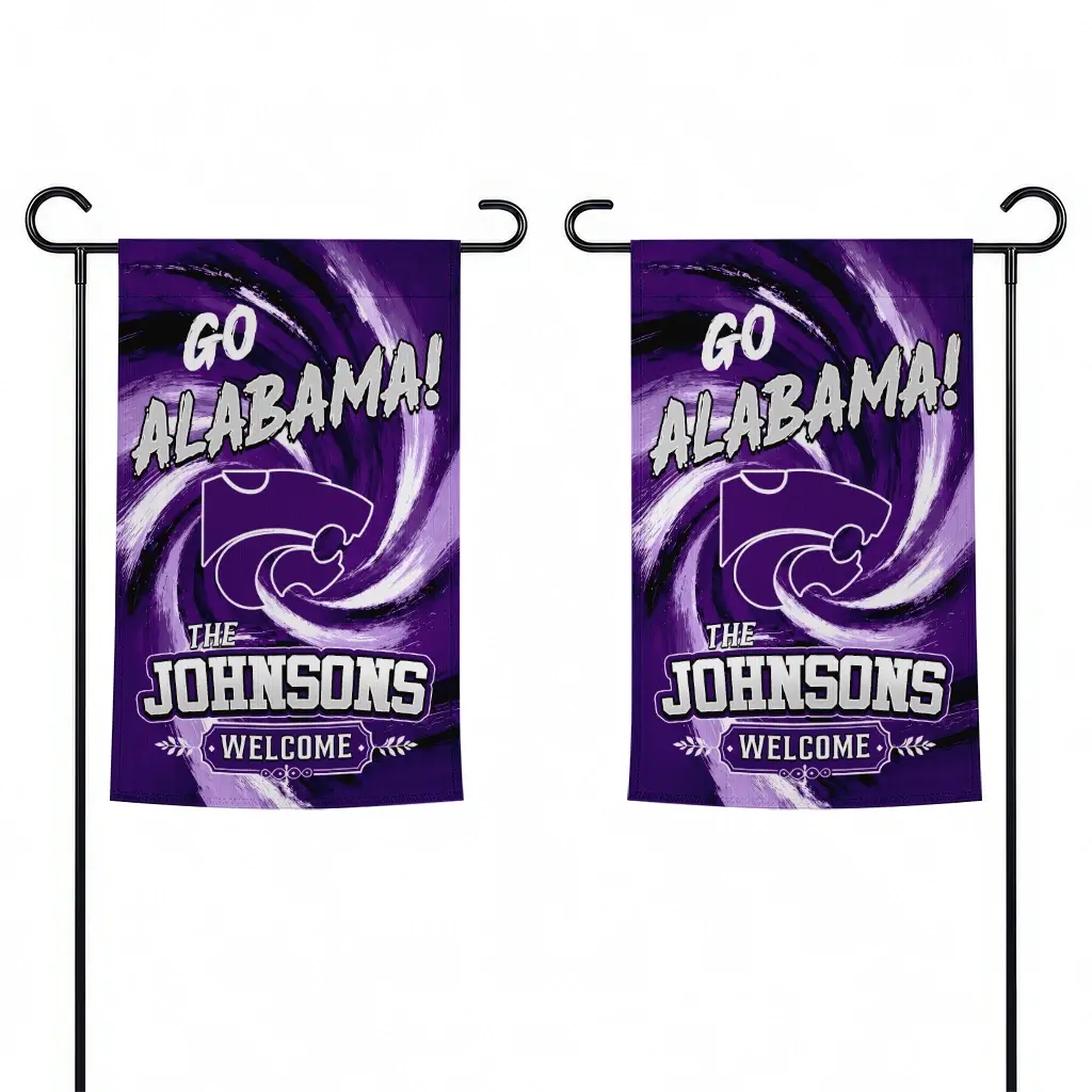 Kansas State Wildcats Garden Flag Customized Swirl Vortex Purple Fashion Forward Kansas State Wildcats Garden Flag Customized Swirl Vortex Purple Fashion Forward