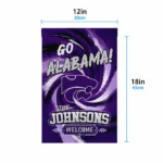 Kansas State Wildcats Garden Flag Customized Swirl Vortex Purple Best Selling