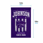 Kansas State Wildcats Garden Flag Personalized Distressed Stripes Purple Best Selling