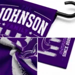 Kansas State Wildcats Garden Flag Personalized Distressed Stripes Purple Best Selling