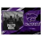 Kansas State Wildcats House Flag Personalized Framed Photo Purple Black Best Selling