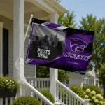 Kansas State Wildcats House Flag Personalized Framed Photo Purple Black Best Selling