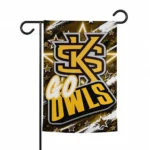 Kennesaw State Owls Garden Flag Customized Glowing Star Gold Best Selling