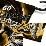 Kennesaw State Owls Garden Flag Customized Swirl Vortex Gold Best Selling