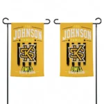 Kennesaw State Owls Garden Flag Personalized Distressed Stripes Gold Best Selling