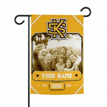 Kennesaw State Owls Garden Flag Personalized Photo Frame Gold Best Selling