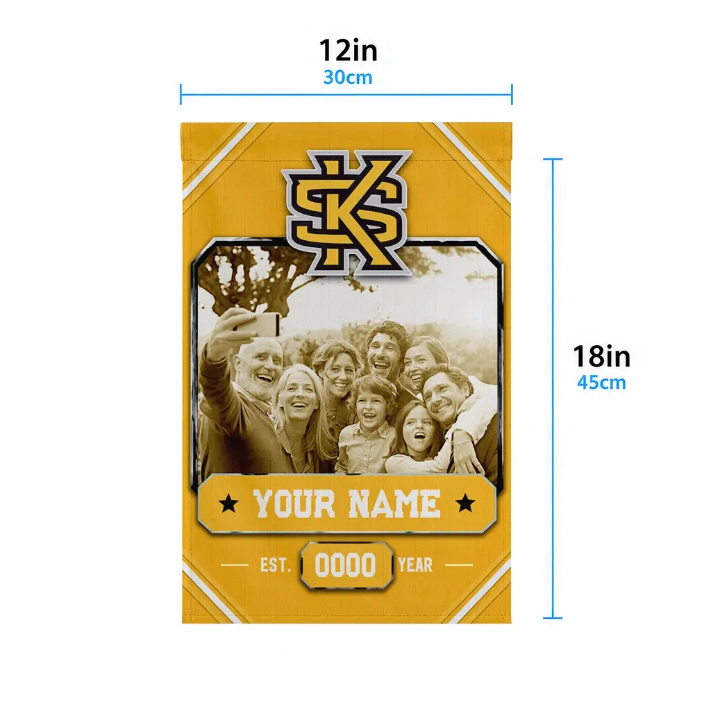 Kennesaw State Owls Garden Flag Personalized Photo Frame Gold High Quality Kennesaw State Owls Garden Flag Personalized Photo Frame Gold High Quality