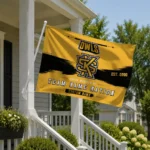 Kennesaw State Owls House Flag Custom Brushed Streaks Gold Best Selling
