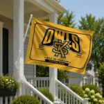 Kennesaw State Owls House Flag Custom Ornate Border Gold Best Selling