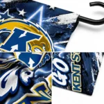 Kent State Golden Flashes Garden Flag Custom Glowing Star Navy Blue Best Selling
